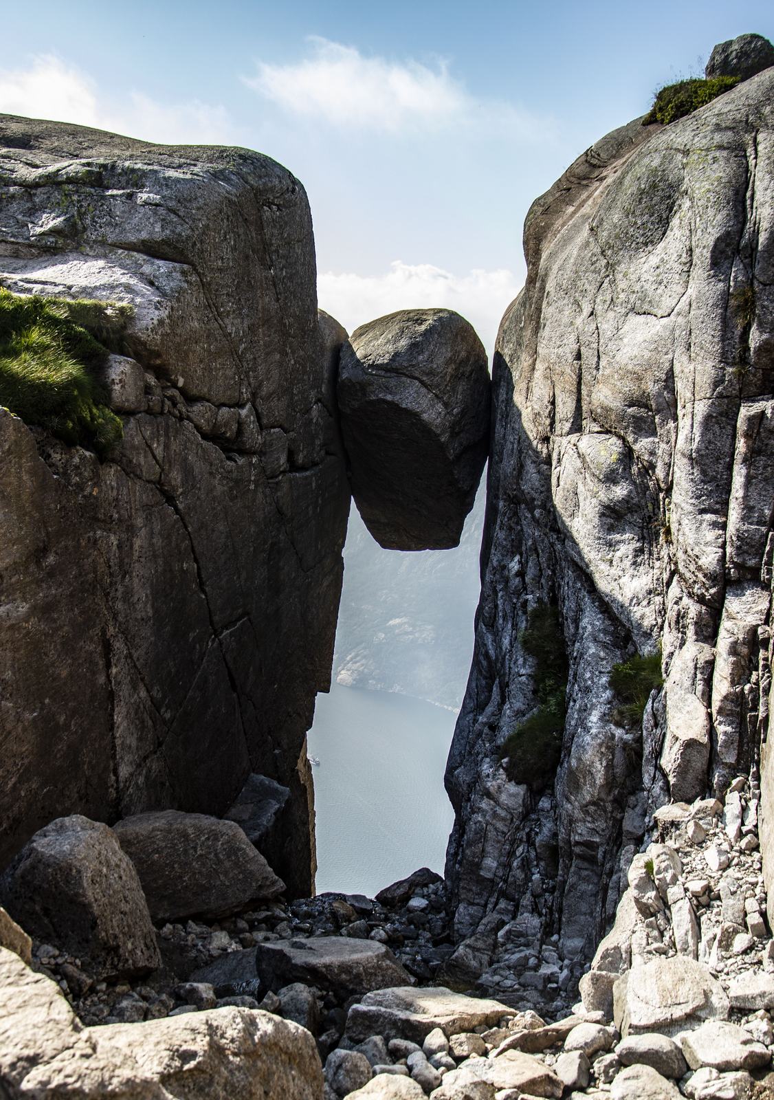 The boulder at Kjerag