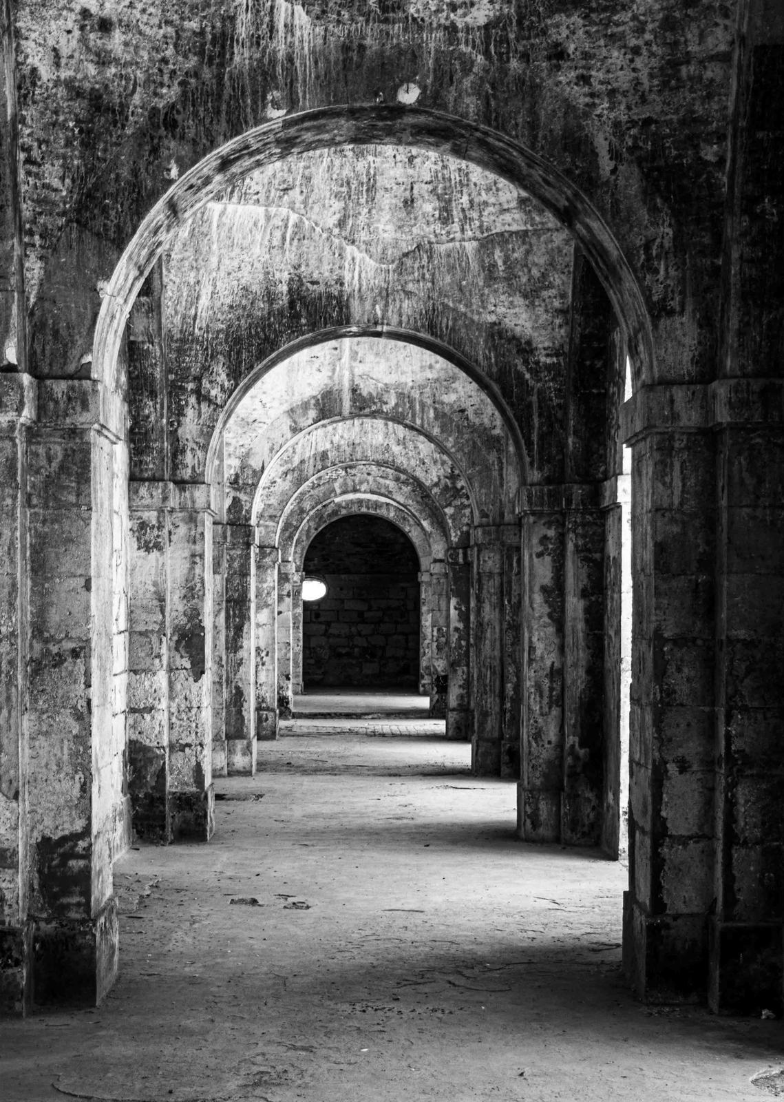 Arches, one after another