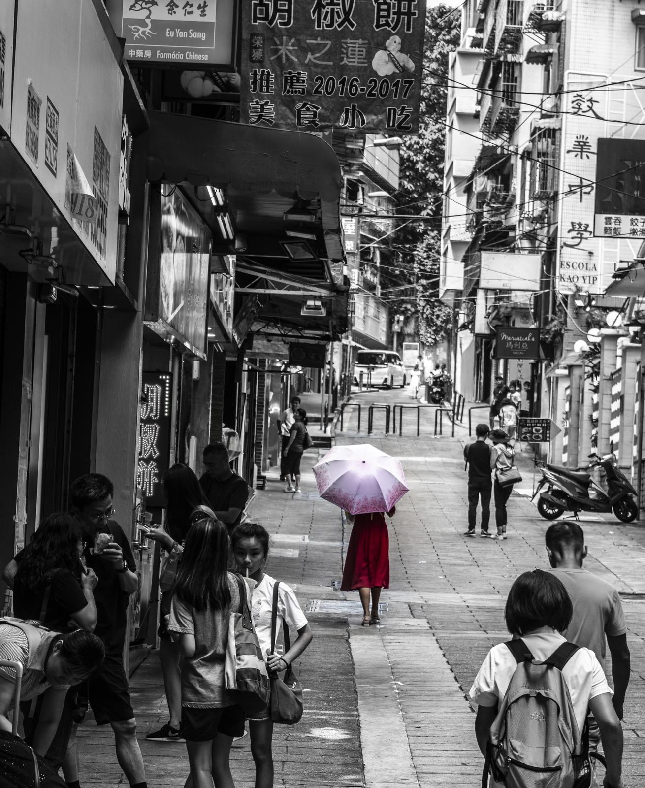 One umbrella, Macau