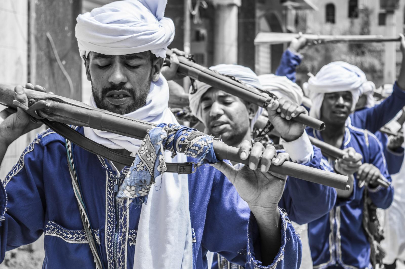 The procession